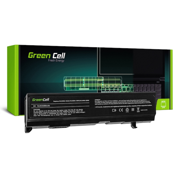 ﻿Baterie laptop PA3399U-2BRS pentru Toshiba Satellite A100 A105 M100 Satellite Pro A100 Equium A100 acumulator marca Green Cell