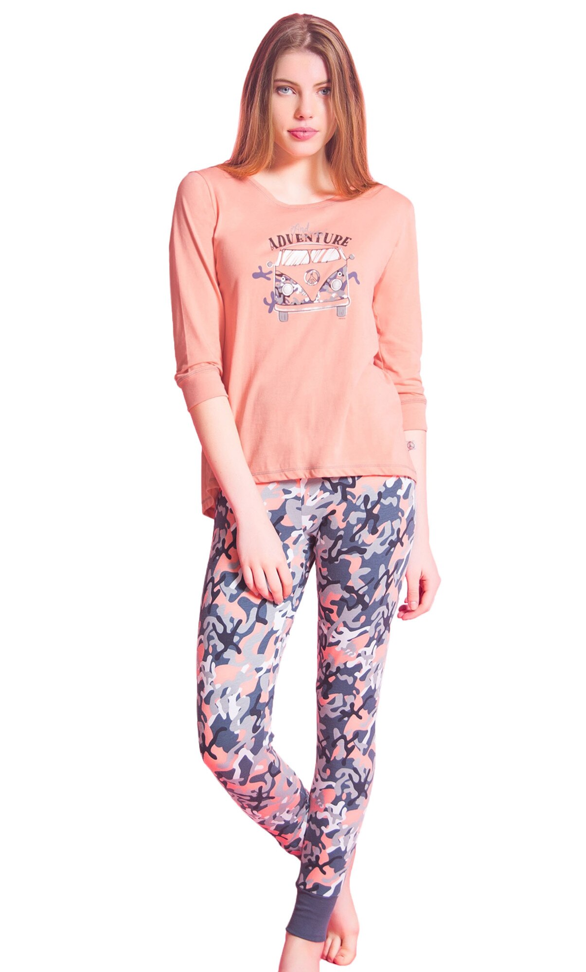 Pijama dama Vienetta ,model Adventure Day