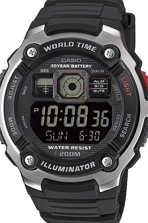 Casio, Часовник с хронограф, Черен