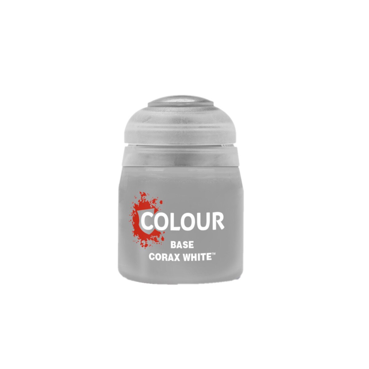 Vopsea pentru Miniaturi, Citadel, Base Colour Corax White, 12ml