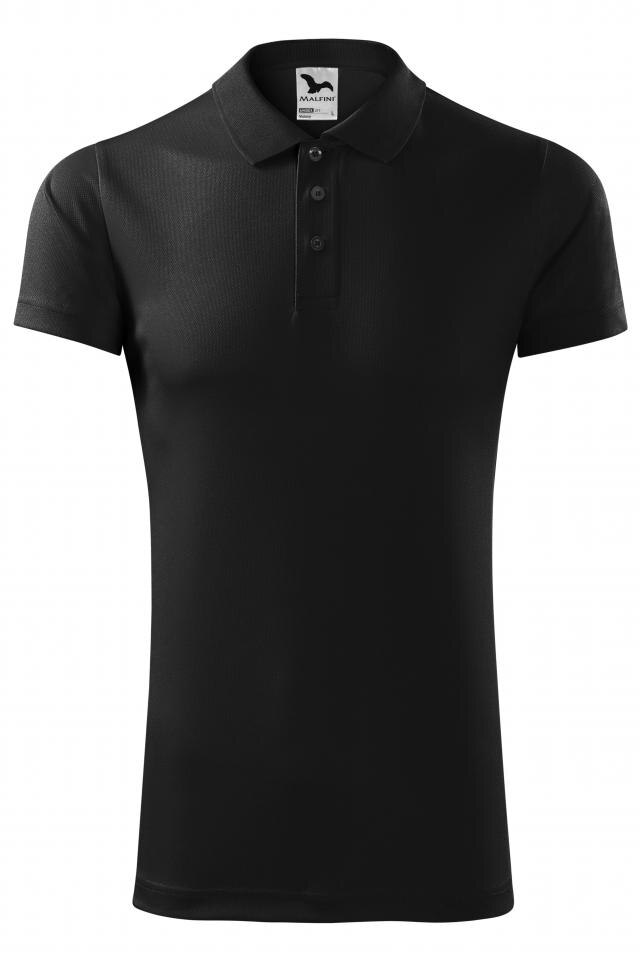Tricou polo unisex Victory, Negru