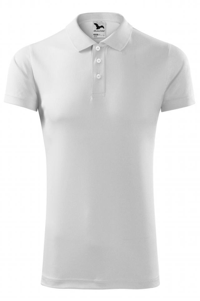 Tricou polo unisex Victory, Alb