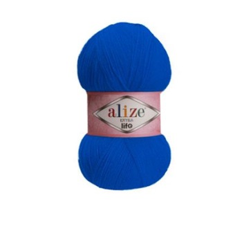 Fir textil, Alize Extra Life 932, pentru crosetat si tricotat, acril, albastru, 480 m Fir textil, Alize Extra Life 932, pentru crosetat si tricotat, acril, albastru, 480 m