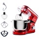 Biovita MB-1500PRO Konyhai robotgép, rozsdamentes acél, 1500 W, 6 L rozsdamentes acél tál, 6 sebesség, impulzus funkció, piros/inox