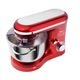 Mixer cu bol de 6L din inox, Biovita MB-1500PRO, 2 kg aluat, putere 1500W, 4 accesorii, 6 viteze + puls, Rosu