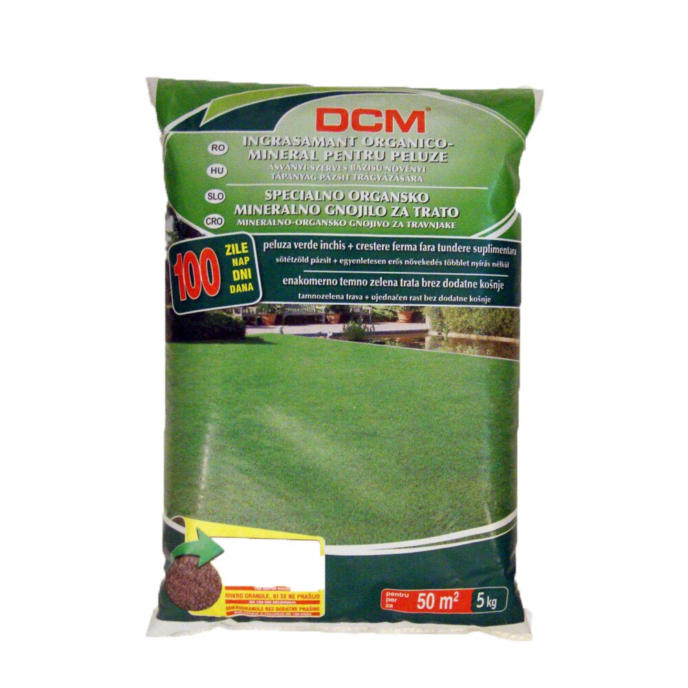 Fertilizant pentru peluza NPK 8-6-7+3 MgO DCM 5 Kg