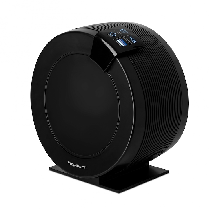 Purificator, umidificator si difuzor arome Aquarius Alb, Umidificare 7,2 litri/zi, Afisaj si setari digitale, Ecran touch screen, Functie autocuratare