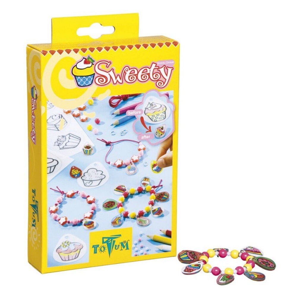 Set creativ Totum - Creeaza-ti propriile bratari cu prajiturele