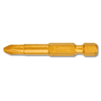 Bits TIN - forma E, lungime 50 mm, tipul Pozidriv, varf Pz 2 Bits TIN - forma E, lungime 50 mm, tipul Pozidriv, varf Pz 2