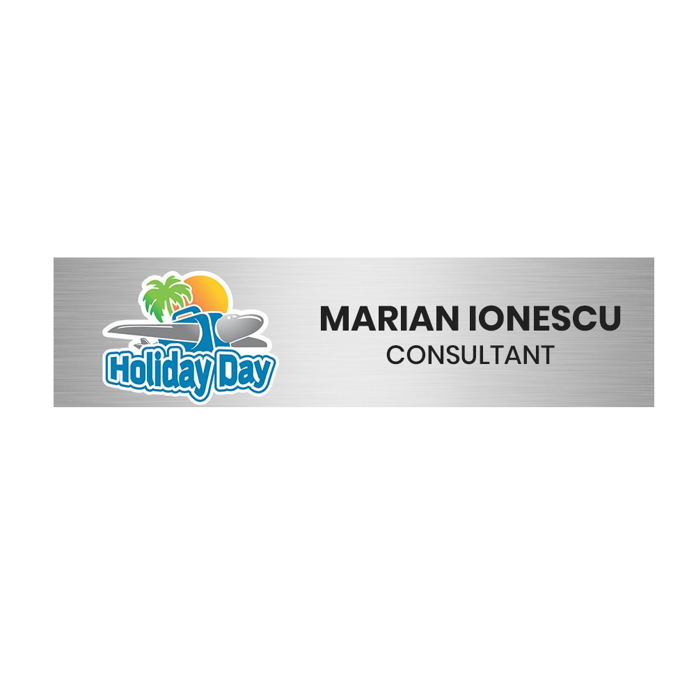 Set 10 Ecusoane ABS, argintiu, printare gratuita, prindere cu magnet