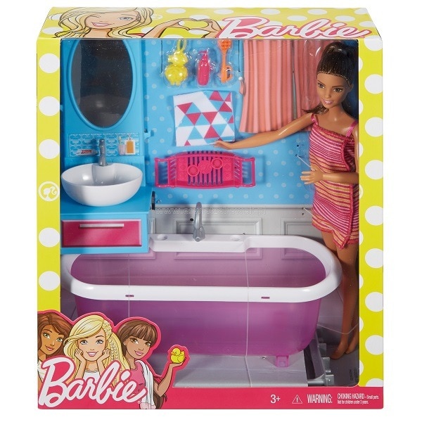 Başlangıç Okuma şampuan  Barbie baba szobával játékszett - fürdőszoba - eMAG.hu