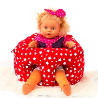 fotoliu sezut bebe cu stelute xl material textil alb  rosu imagen 32_0_
0