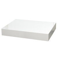 Blat suspendat din MDF vopsit lucios 70 cm pentru lavoar bol