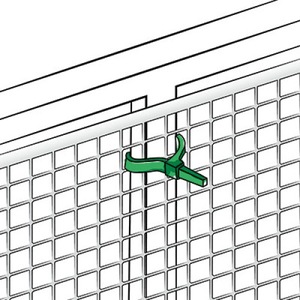 Tobbcelu Vedo Muanyag Halo Megerositett Szelekkel Kapuk Keritesek Es Erkelyek Szamara Uv Kezelt 20x20mm Haloszem Merettel Tenax Quadra 20 1x50 M Zold Emag Hu