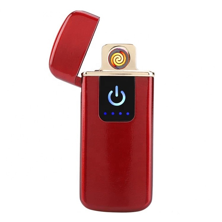 Bricheta Rosie electrica cu senzor de amprenta incarcare USB NMS-2843