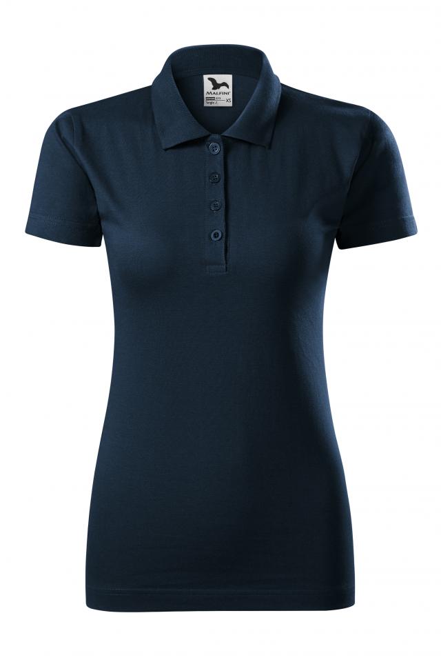 Tricou polo pentru dama Single J., Albastru marin