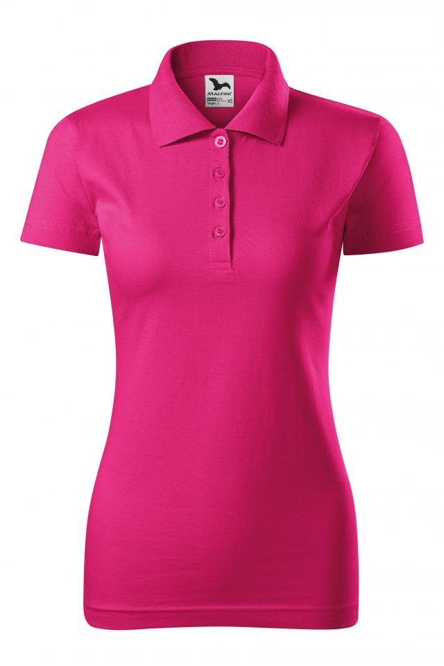 Tricou polo pentru dama Single J., Purpuriu