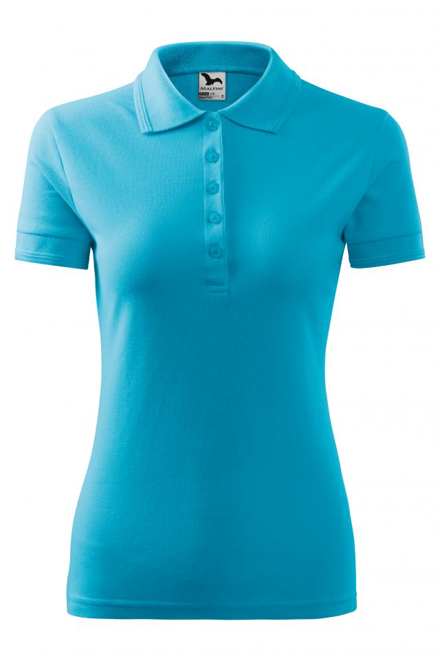 Tricou polo pentru dama Pique Polo, Turcoaz