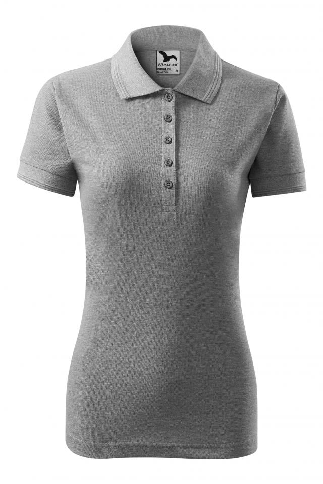 Tricou polo pentru dama Pique Polo, Gri inchis