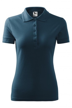 Tricou polo pentru dama Pique Polo, Albastru marin Tricou polo pentru dama Pique Polo, Albastru marin