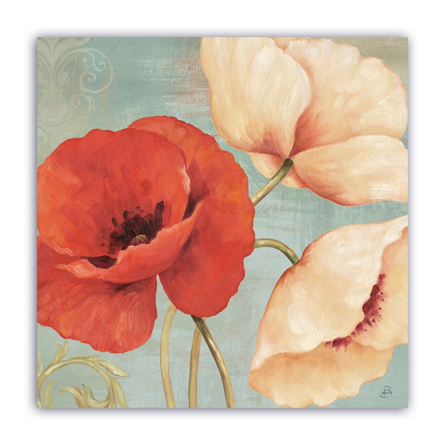 Tablou Canvas - Flori, Floare, Maci, 80 x 80 cm