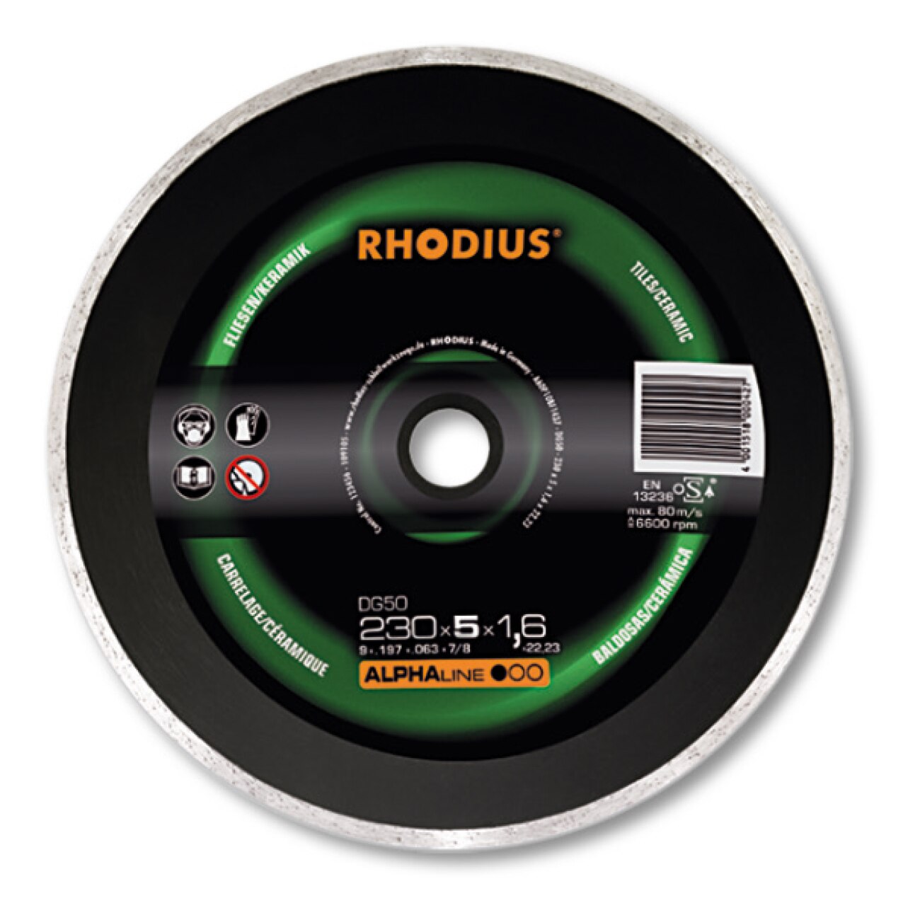 Disc diamantate pentru debitat piatra, DG50, 115 x 5.0 x 1.6 x 22.23