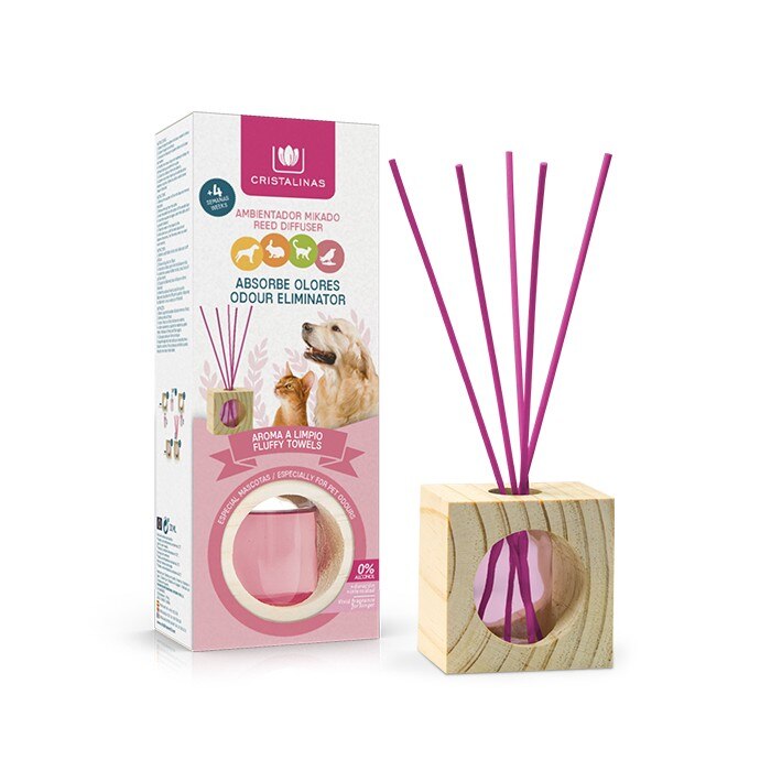 Odorizant 0% alcool „Absoarbe mirosurile” Cristalinas, Parfum curat 30 ml