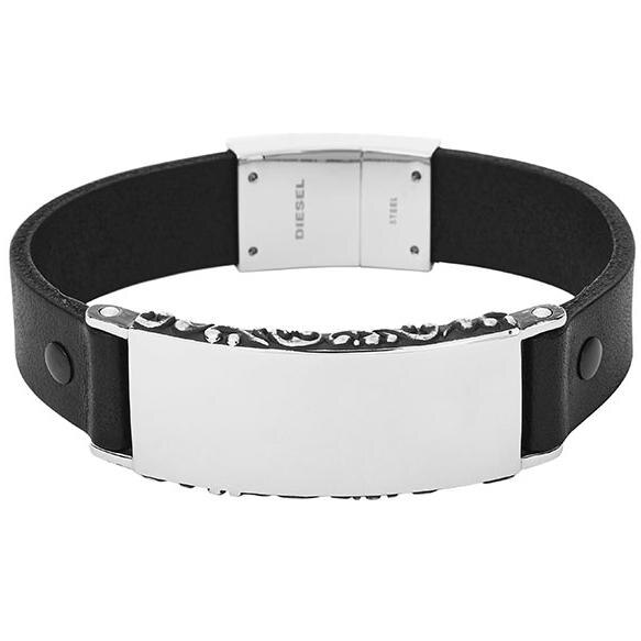 Bratara Diesel Merge DX0897040, Argintiu, Negru