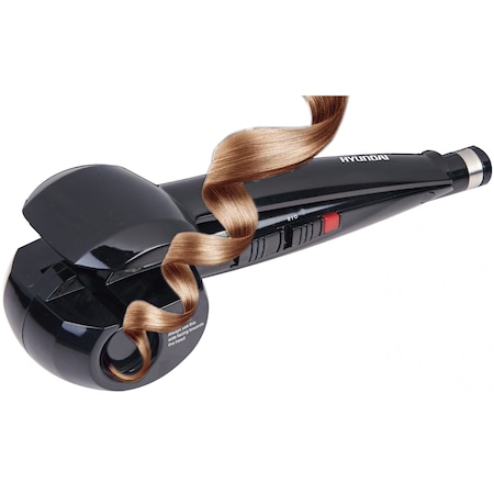 Ondulator Hyundai HY HC 1000R, Ceramic, 2 trepte de temperatura, 3 setari de timp, Negru