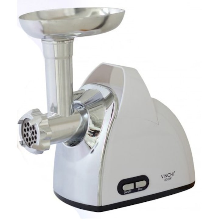 Месомелачка Vinchi MG-005, 800W, Бял/Сив