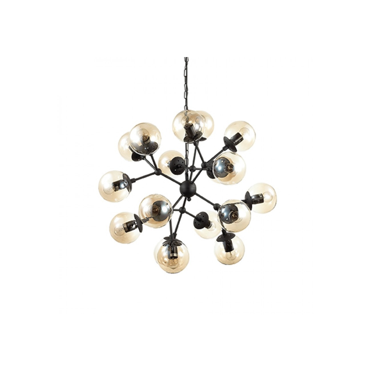 Lustra Kepler SP12 ,metal,negru