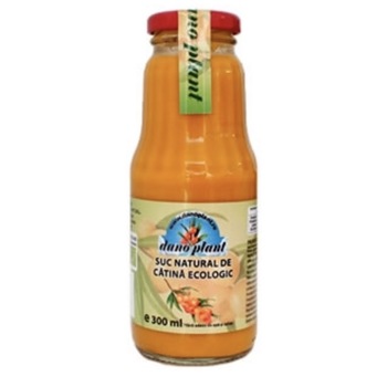 Suc natural de catina ecologic, Dano Plant, 300 ml Suc natural de catina ecologic, Dano Plant, 300 ml