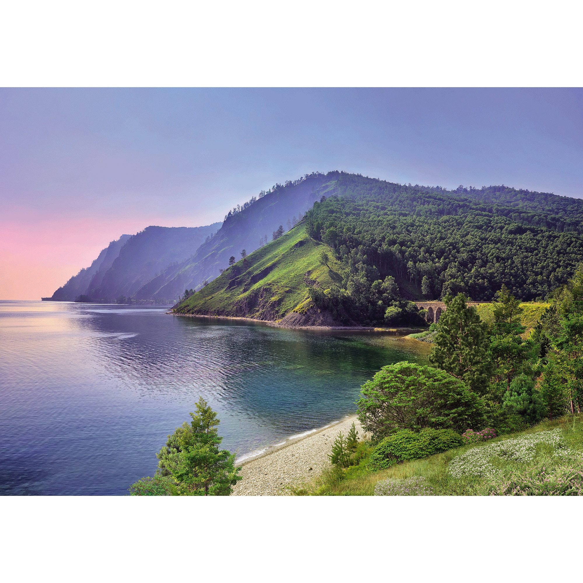 Fototapet DEGRETS 84590 Dimineata in Baikal 204x291cm