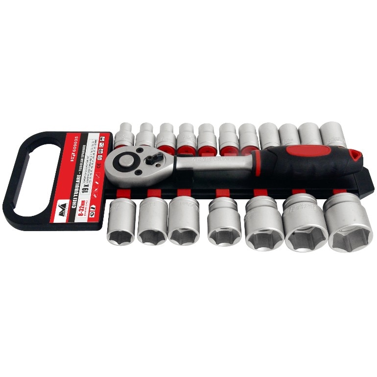 Set 19 chei tubulare EvoTools, 8-32 mm