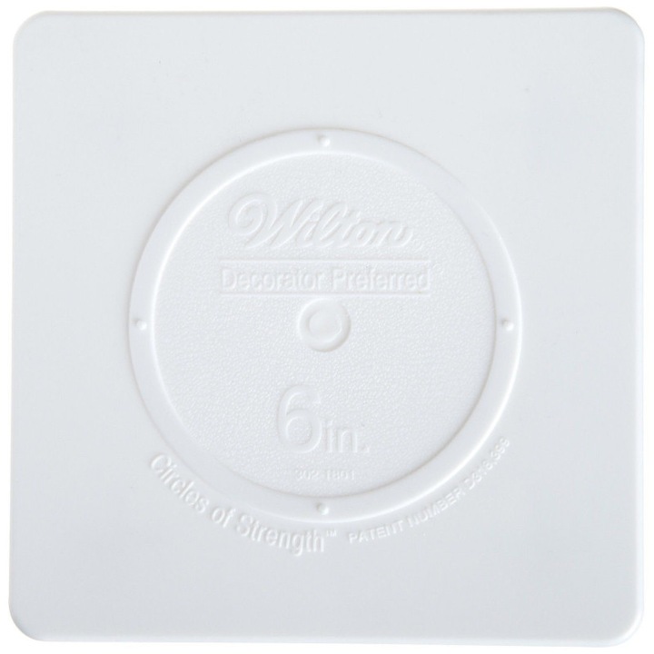 Квадратна чиния за торта Wilton 15 см