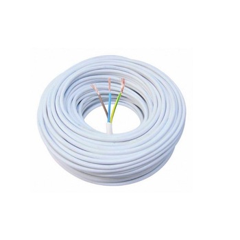 Cablu electric flexibil,Antifoc, Romcablu,MYYM,3 x 2.5, manta PVC, colac 100 m, Alb Cablu electric flexibil,Antifoc, Romcablu,MYYM,3 x 2.5, manta PVC, colac 100 m, Alb