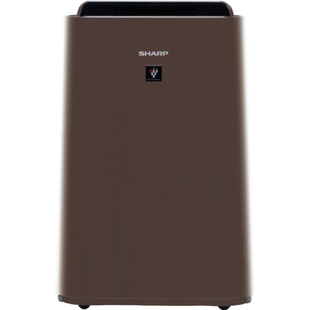 Purificator de aer cu umidificator Sharp UA-HD40E-T, 4 modele de filtrare, 4 senzori de praf, Plasmacluster Ion Technology, 26m², maro