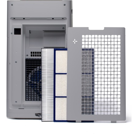 Purificator de aer cu umidificator Sharp UA-HG60E-L, 4 modele de filtrare, 6 senzori de praf, Plasmacluster Ion Technology, 48m², alb