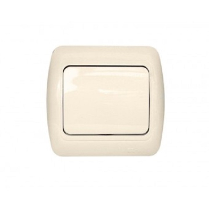 Intrerupator simplu EL-BI Tuna Fix crem