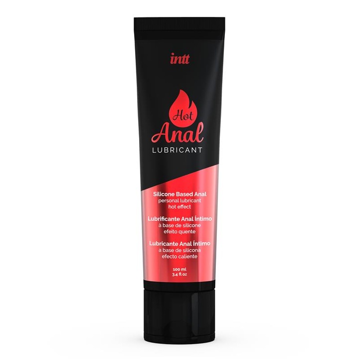 Анален лубрикант INTT Hot Anal, със загряващ ефект, смесена основа, 100 ml