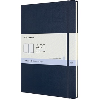 Carnet schite Moleskine art, hartie de desen, dimensiune A4, Albastru Carnet schite Moleskine art, hartie de desen, dimensiune A4, Albastru