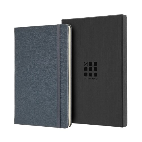 Carnet Moleskine classic, coperta de piele, dictando, A5, Gri