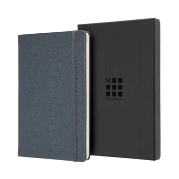 Carnet Moleskine classic, coperta de piele, dictando, A5, Gri Carnet Moleskine classic, coperta de piele, dictando, A5, Gri