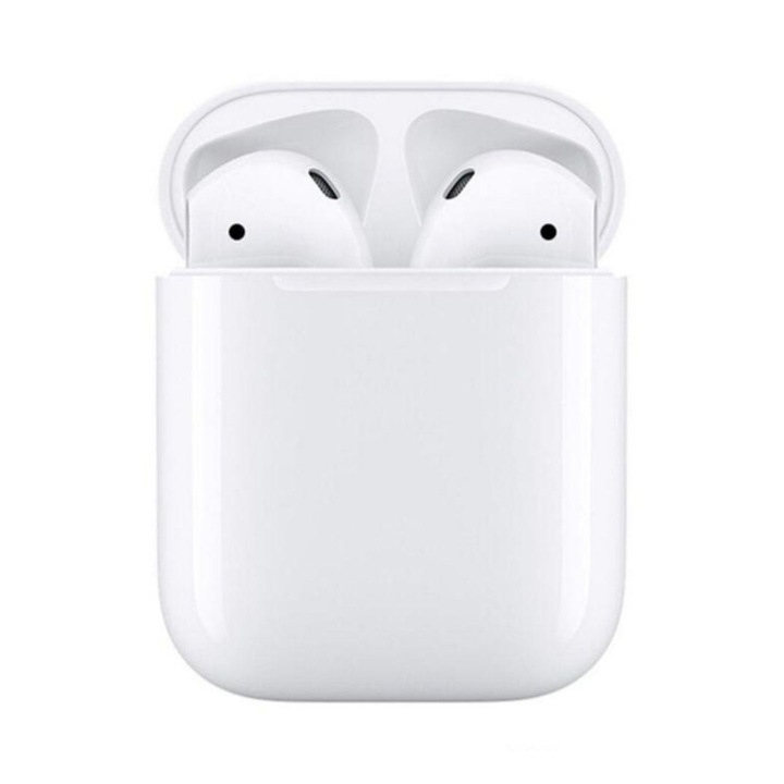 Безжични слушалки Pimpom i12 TWS Bluetooth 5.0 с тъч контрол и 3D звук, Бял