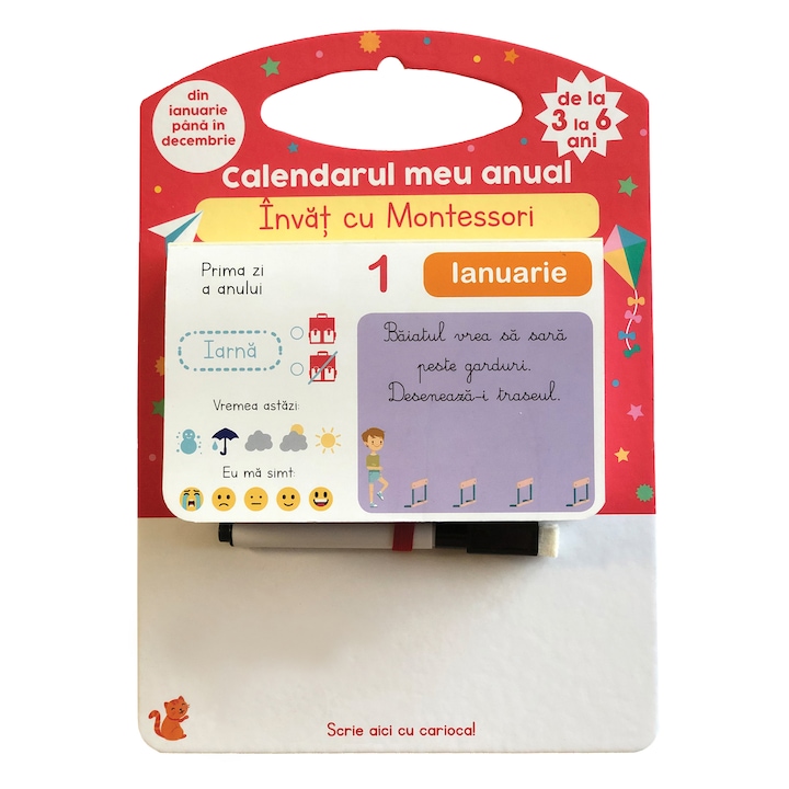 Montessorival tanulok – Éves naptáram, Stephanie Boudaillle-Lorin (Román nyelvű kiadás)