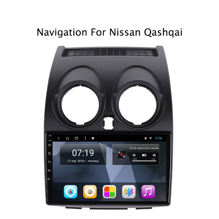 Мултимедия с навигация ZT, за Nissan Qashqai, Android, 4+2+16