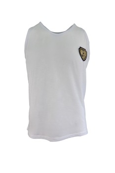 Maiou barbat - alb cu logo  Maiou barbat - alb cu logo