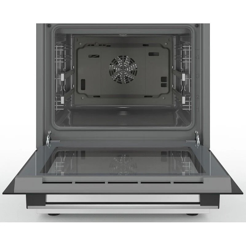 Aragaz Bosch HKR39C250, Clasa energetica A, 4 zone de gatit, Volum 66 l, EcoClean, Afisaj LED, 7 Programe, Alb