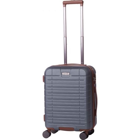 Troler Ella Icon Leaf, Argintiu, 55x39x23 cm