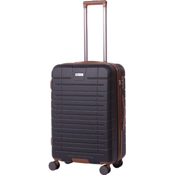 Troler Ella Icon Leaf, Gri inchis, 65x48x29 cm